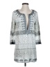 Calypso St. Barth Gray 3/4 Sleeve Blouse Size S - photo 1