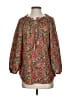 Paani 100% Polyester Red 3/4 Sleeve Blouse Size S - photo 1
