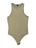 Express Tan Green Bodysuit Size M - photo 1