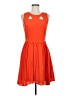wren 100% Polyester Solid Orange Cocktail Dress Size M - photo 1