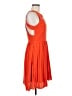 wren 100% Polyester Solid Orange Cocktail Dress Size M - photo 4