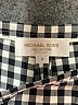 Michael Kors Collection 100% Cotton Checkered-gingham Blue Black Casual Pants Size 8 - photo 6