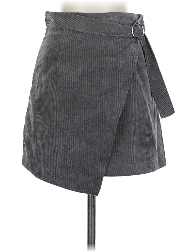 Pre-owned Sheln Casual Skirt In Gray