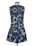 Cooper & Ella 100% Polyester Print Blue Cocktail Dress Size XS (0) - photo 2