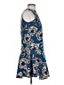 Cooper & Ella 100% Polyester Print Blue Cocktail Dress Size XS (0) - photo 4