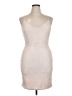 Guess 100% Polyester Ivory Cocktail Dress Size 14 - photo 1