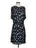 Vince. 100% Polyester Print Black Casual Dress Size S - photo 1