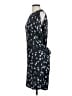 Vince. 100% Polyester Print Black Casual Dress Size S - photo 5