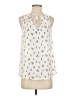 Maurices 100% Polyester Ivory Sleeveless Blouse Size S - photo 1