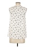 Maurices 100% Polyester Ivory Sleeveless Blouse Size S - photo 2