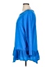 LOGO Lounge Solid Blue Long Sleeve Top Size 1X - photo 5