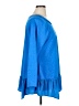 LOGO Lounge Solid Blue Long Sleeve Top Size 1X - photo 4