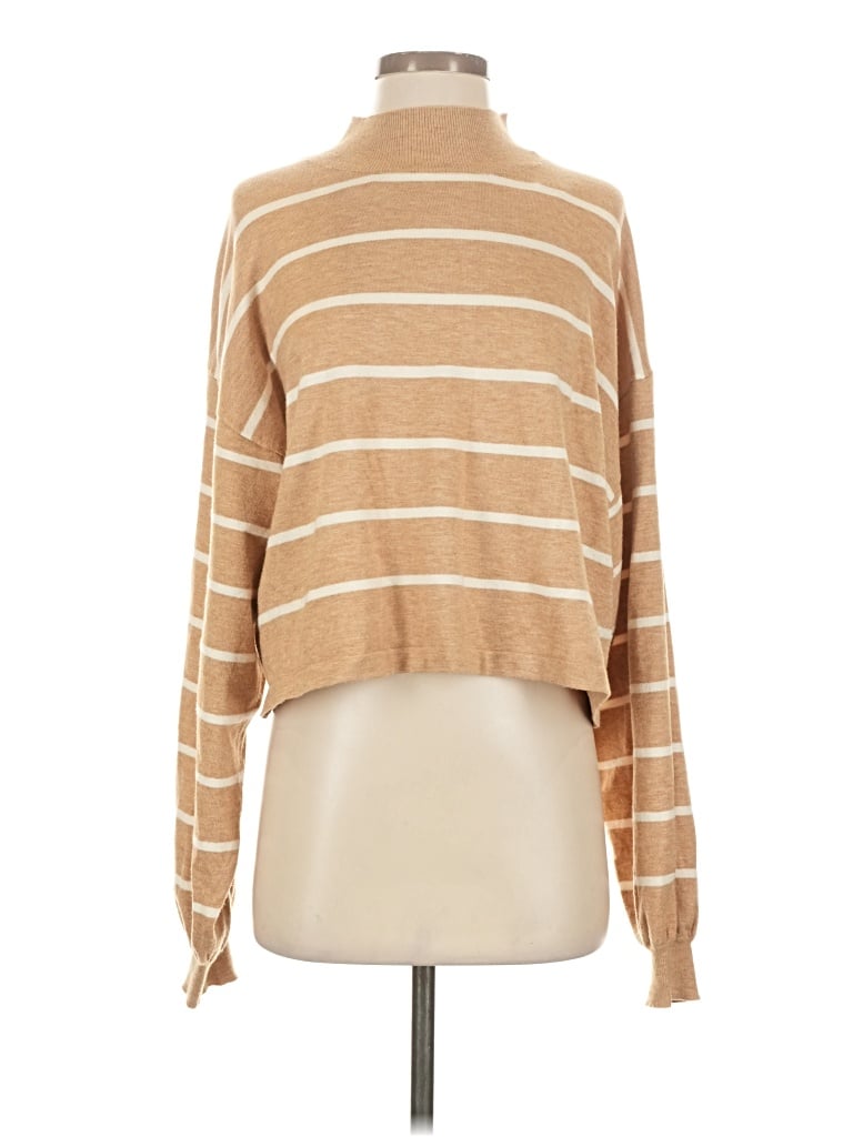 Pre-owned Lulus Pullover Sweater In Brown