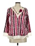 Assorted Brands Burgundy 3/4 Sleeve Blouse Size M - photo 1