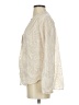 Buttons Ivory 3/4 Sleeve Blouse Size S - photo 5