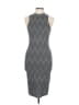 Snap Chevron-herringbone Gray Cocktail Dress Size L - photo 1