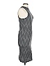 Snap Chevron-herringbone Gray Cocktail Dress Size L - photo 4