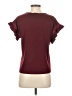 Shein Burgundy Short Sleeve Top Size XS - photo 2