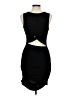 Unbranded Solid Black Cocktail Dress Size M - photo 2