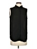 ASOS Black Sleeveless Button-Down Shirt Size 4 - photo 1