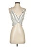 Rumor Boutique Stripes Ivory Bodysuit Size S - photo 1