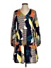 Unbranded Print Blue Casual Dress Size S - photo 1