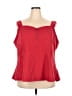 City Chic Red Sleeveless Blouse Size 24 (XXL) - photo 1