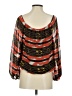 Vince Camuto 100% Polyester Orange Long Sleeve Blouse Size XS - photo 2