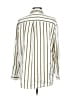Autograph Stripes Green 3/4 Sleeve Button-Down Shirt Size 10 - photo 2