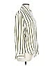 Autograph Stripes Green 3/4 Sleeve Button-Down Shirt Size 10 - photo 4