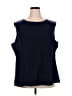Enlo Blue Sleeveless Blouse Size 24W - photo 1