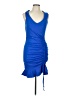 Assorted Brands 100% Polyester Blue Cocktail Dress Size L - photo 1