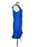 Assorted Brands 100% Polyester Blue Cocktail Dress Size L - photo 4