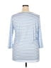 Unbranded Stripes Blue 3/4 Sleeve T-Shirt Size XXL - photo 2