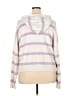Thread & Supply Stripes Purple White Pullover Sweater Size XXL - photo 2