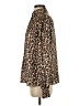 Haver 100% Polyester Animal Print Brown Long Sleeve Blouse Size XS - photo 5