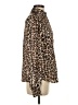 Haver 100% Polyester Animal Print Brown Long Sleeve Blouse Size XS - photo 4