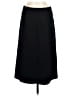 Massini Solid Black Casual Skirt Size M - photo 2