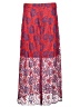 G.I.L.I. Paisley Red Casual Skirt Size XL - photo 2