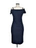 Guess 100% Polyester Solid Blue Cocktail Dress Size 6 - photo 2