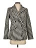 Talbots 100% Polyester Houndstooth Ivory Blazer Size 2 - photo 1