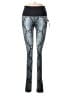 Just Live Animal Print Blue Active Pants Size M - photo 1