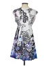 Assorted Brands Graphic Purple Cocktail Dress Size S - photo 2
