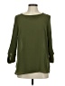 Atmosphere 100% Polyester Green 3/4 Sleeve Blouse Size 8 - photo 1
