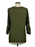 Atmosphere 100% Polyester Green 3/4 Sleeve Blouse Size 8 - photo 2