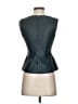 BCBGMAXAZRIA 100% Polyurethane Teal Sleeveless Top Size XXS - photo 2