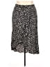 No Boundaries 100% Rayon Animal Print Black Casual Skirt Size 21 - photo 1