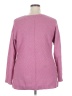 Chaps Chevron-herringbone Pink Pullover Sweater Size 2X - photo 2