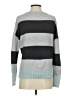 Caslon Color Block Stripes Gray Pullover Sweater Size S - photo 2