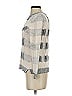 J.Crew 100% Cotton Checkered-gingham Silver Pullover Sweater Size XXS - photo 5